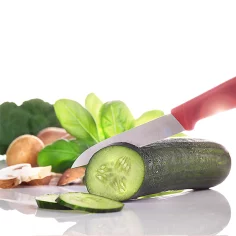 Gemüsemesser mit Wellenschliff