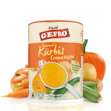 GEFRO Gourmet Kürbis Cremesuppe