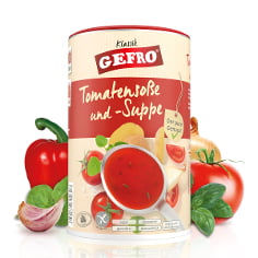 Tomatensoße u. -Suppe 600g