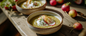 Zucchini-Apfelsüppchen