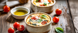 Tomaten-Basilikum-Omelette