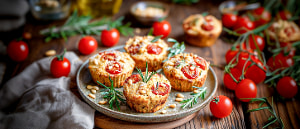 Tomaten-Rosmarin-Muffins