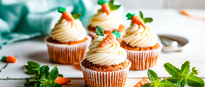 Karotten-Honig-Cupcakes