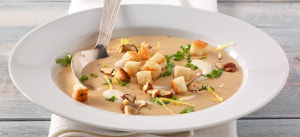 Edelpilz-Maronen-Cremesuppe