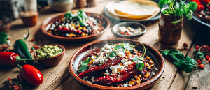 Gratinierte Chilischoten "mexikanisch"