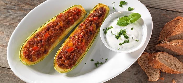 Mediterran gefüllte Zucchini | GEFRO