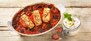Mediterraner Bolognese-Auflauf