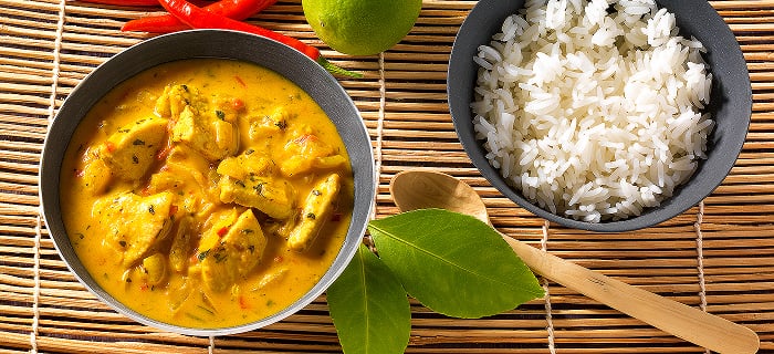Thai Curry klassisch mit Duftreis | GEFRO