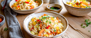 Bunte Reispfanne &raquo;Anita&laquo;