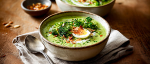 Feine Cremesuppe mit Brokkoli