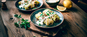 Pikante Kohlrouladen