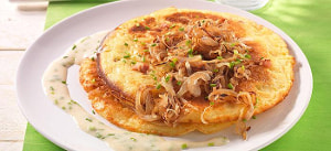 Allgäuer Käse-Speckpfannkuchen