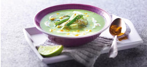 Avocado-Currycremesuppe
