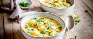 Kohlrabi-Kr&auml;utersuppe