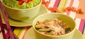 Bandnudeln mit Radicchio