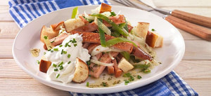 Bayrischer Fleischkäs'-Salat