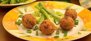 Frittierte Bällchen