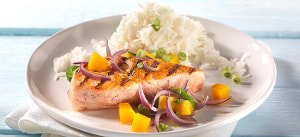 Gegriller Lachs mit Mango