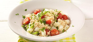 Gerstenrisotto mit Spargel