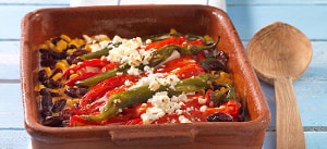 Gratinierte Chilischoten "mexikanisch"