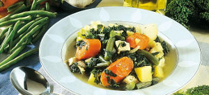 Grünkohl-Eintopf mit Huhn