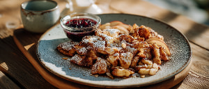 Winterlicher Kaiserschmarrn mit Honig