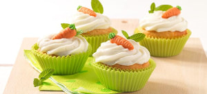 Karotten-Honig-Cupcakes