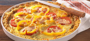 Kartoffelpizza mit Sauerrahm