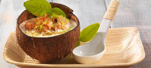 Kokossuppe mit Hühnerbrust