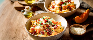 Kürbis-Chorizo-Carbonara