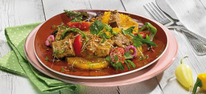 Orangen-Tofusalat mit Chili