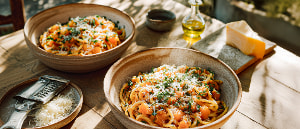 Pasta mit Kürbisbolognese