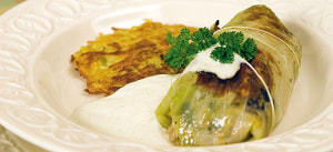 Pikante Kohlrouladen