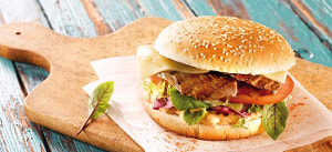 Pikanter Steakburger