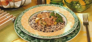 Putengeschnetzeltes mit Lauch und Ananas