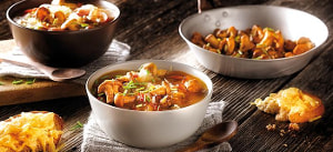 Sauerkrautsuppe mit Pfifferlingen