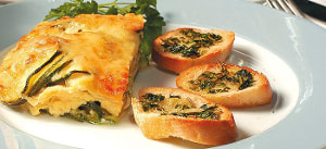 Schnelles Zucchinigratin