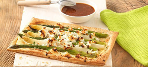 Spargel-Tartes mit GEFRO Pesto Rosso