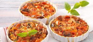 Tomaten-Basilikum-Omelette