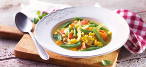 Veganer Bohneneintopf mit Kürbis