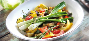 Veganes Grillgemüse in der Folie