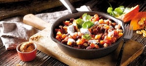 Würziges Putenchili mit Kürbis
