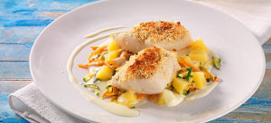 Zander-Kartoffelgratin