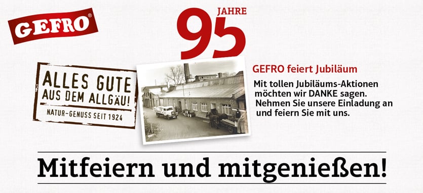 95 Jahre Gefro