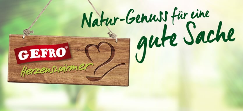 GEFRO Herzenswärmer. Für eine gute Sache