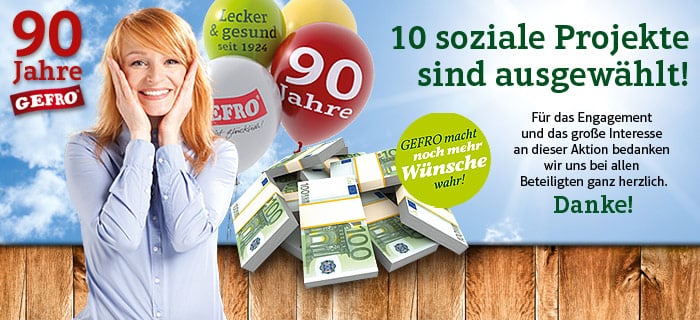 GEFRO macht Wünsche wahr