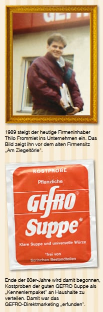 Gefro Chronik Unternehmensgeschichte Gefro