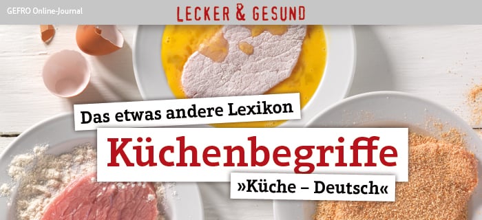 Küchenbegriffe