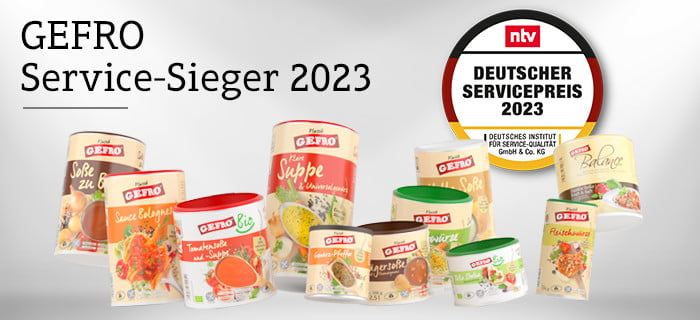 GEFRO Gewinner Servicepreis 2023