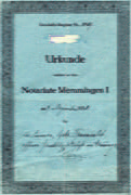 Urkunde Notariat